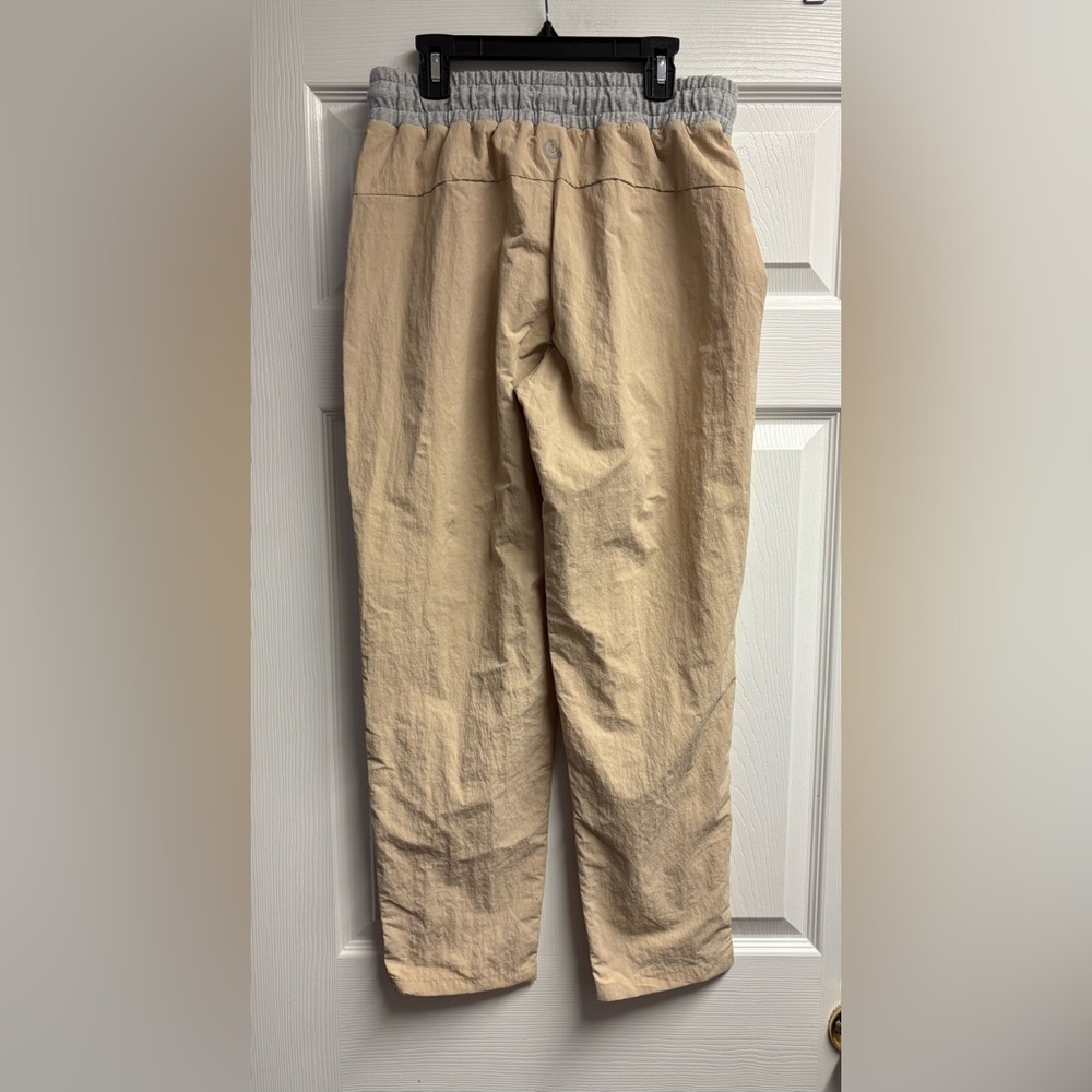 Johnny Was “Calme” Nylon Hoodie & Pants Set In Beige/Gray Size Small - Picture 10 of 12